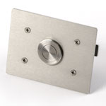 Szyld INOX 01 + Przycisk dzwonkowy PD25